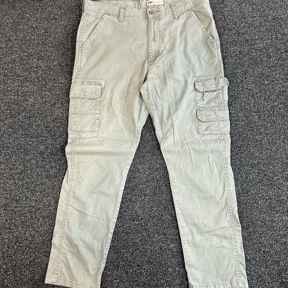 Wrangler Men's Hunter Green Regular Taper Cargo Pants 36x30